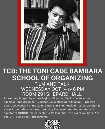 TCB: The Toni Cade Bambara School of Organizing - Film and Talk